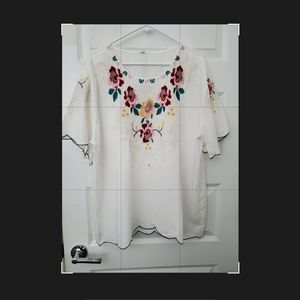 AK Embroidered Short Sleeve Shirt size 3XL.